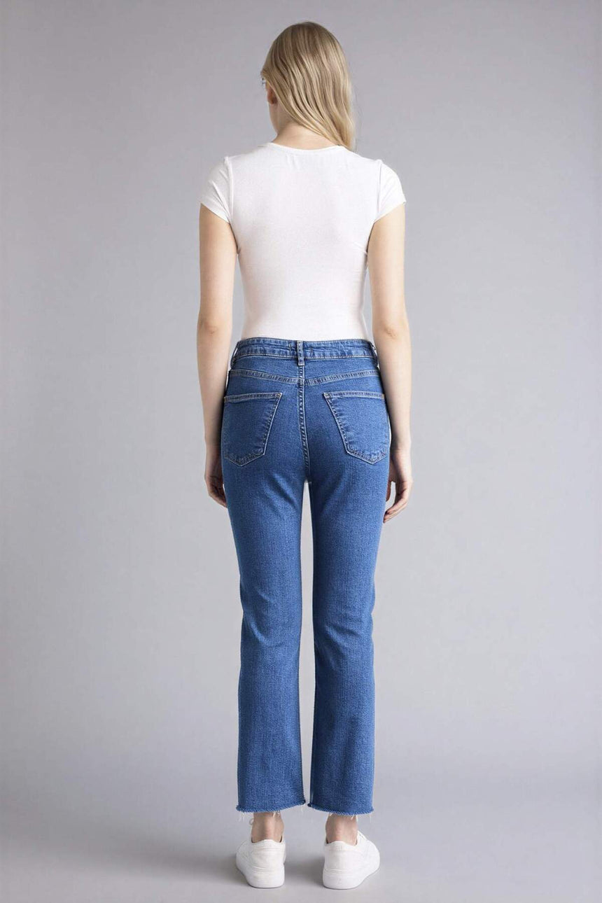 Defacto Kadın Trousers G2217AX - Mavi