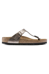 Birkenstock Gizeh BF Graceful 1016144 Kadın Terlik - Gri Kahverengi