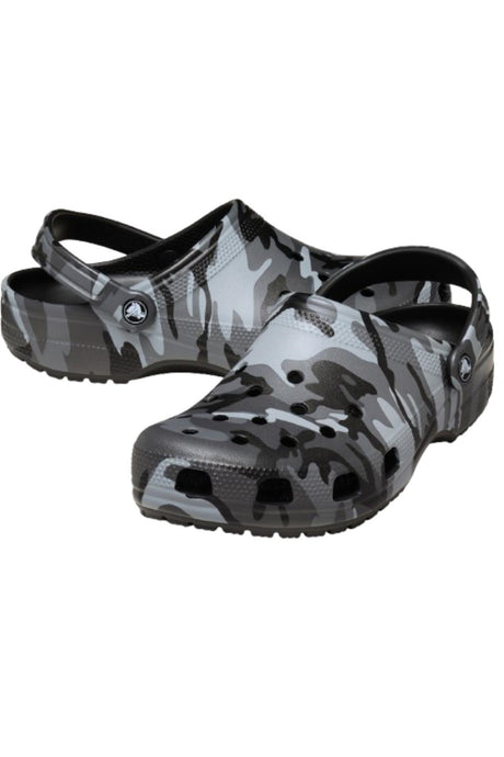 CROCS Classic Camouflage Clog 211936 - Siyah-Yeşil