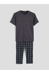 LC Waikiki Erkek Pijama Takımı S66351O8 - Antrasit