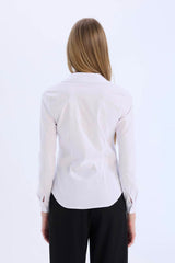 Defacto Kadın Woven Top I5278AZ - Mor/ Beyaz