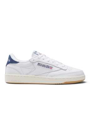 Sporline Reebok Club 85 Vintage beyaz deri kadın sneaker, yan profil görünümü
