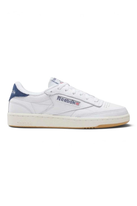 Sporline Reebok Club 85 Vintage beyaz deri kadın sneaker, yan profil görünümü