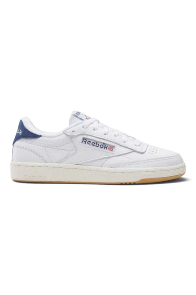 Sporline Reebok Club 85 Vintage beyaz deri kadın sneaker, yan profil görünümü