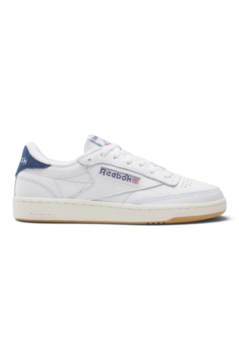 Sporline Reebok Club 85 Vintage beyaz deri kadın sneaker, yan profil görünümü