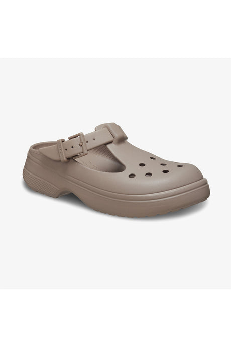 Crocs Unisex Classic Mary Jane Clog Cr3008 - Gri/ Kahverengi