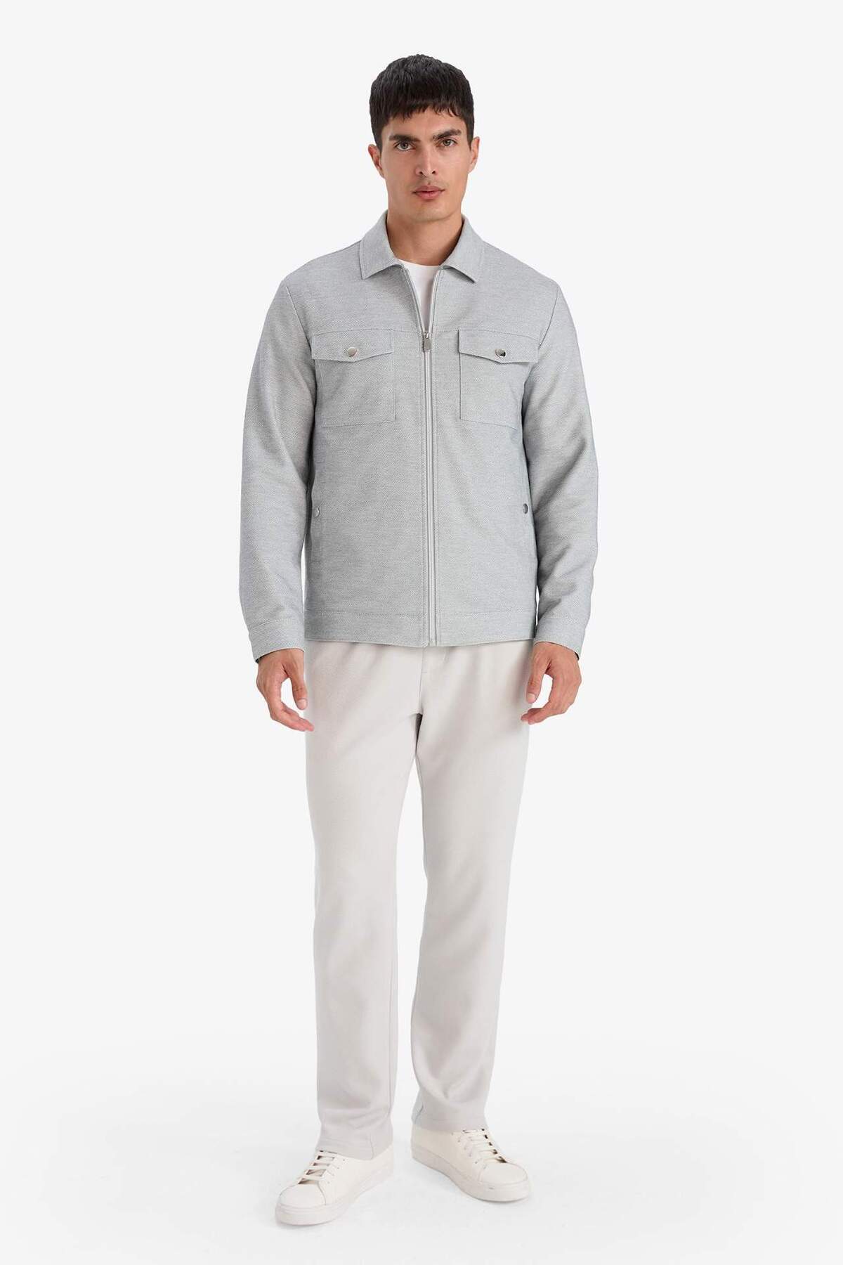 Defacto Erkek Mont D7533AX - Gri