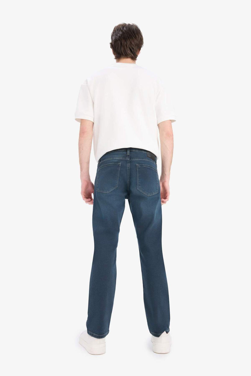 Defacto Erkek Denim Wall B4538Ax - Mavi/Siyah