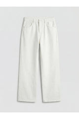 LCW KADIN S6MI62B8 PNT,WIDE-OYUNCAKRAIGHT-WHITE - Beyaz/ Kırık Beyaz