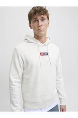 JACK&JONES SWEAT 12278618 - Beyaz/ Gri