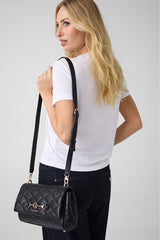 Guess Frances Kadın Omuz Çantası HWQG2241190 - Siyah
