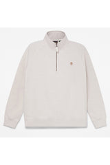 Timberland Erkek Exeter River Yarım Fermuarlı Sweatshirt TBC0YHB95461 - Ekru