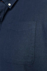 JACK&JONES JJEOXFORD SHIRT L/S S21 NOOS PLS 12190444 - Koyu Lacivert