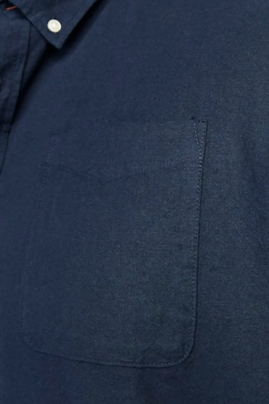 JACK&JONES JJEOXFORD SHIRT L/S S21 NOOS PLS 12190444 - Koyu Lacivert