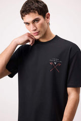 DeFacto Erkek Comfort T-Shirt B8091AX - Siyah