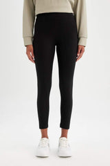 Defacto Kadın Leggings Z6327AZ - Siyah
