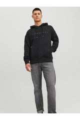 jack&jones jjestar jj sweat hood noos 12233972 - Siyah
