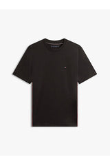 Tommy Hilfiger Erkek GLOBAL STRIPE TEE MW0MW42393BDS - Siyah