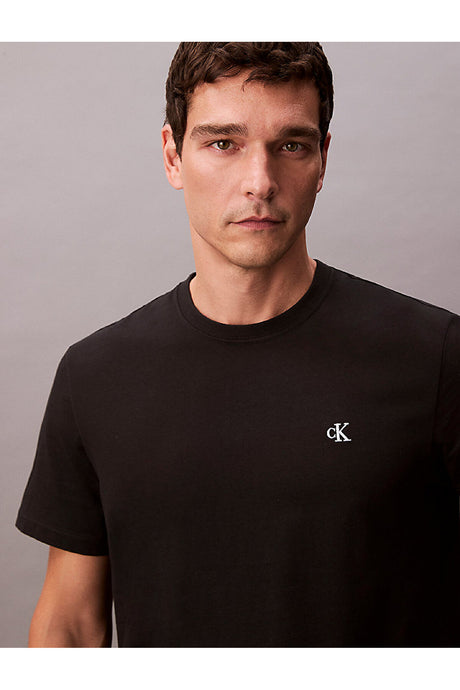 Calvin Klein Erkek SS EASY MONOGRAM TEE LV04RC275G - Siyah