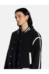 GUESS KADIN BOMBER JACKET V5BL05W0460 - Siyah