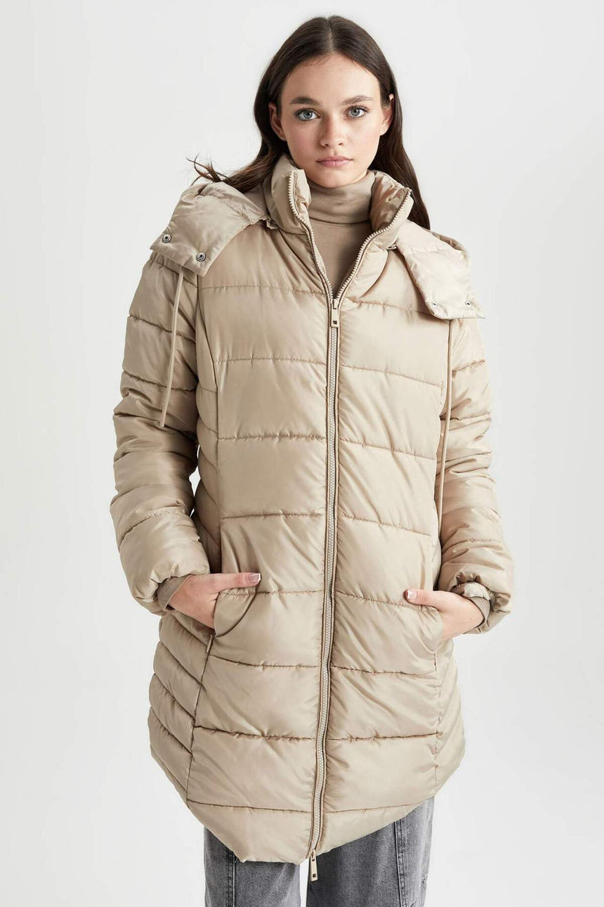 Defacto Kadın Coat/Parka A1315AX - Açık Kahve