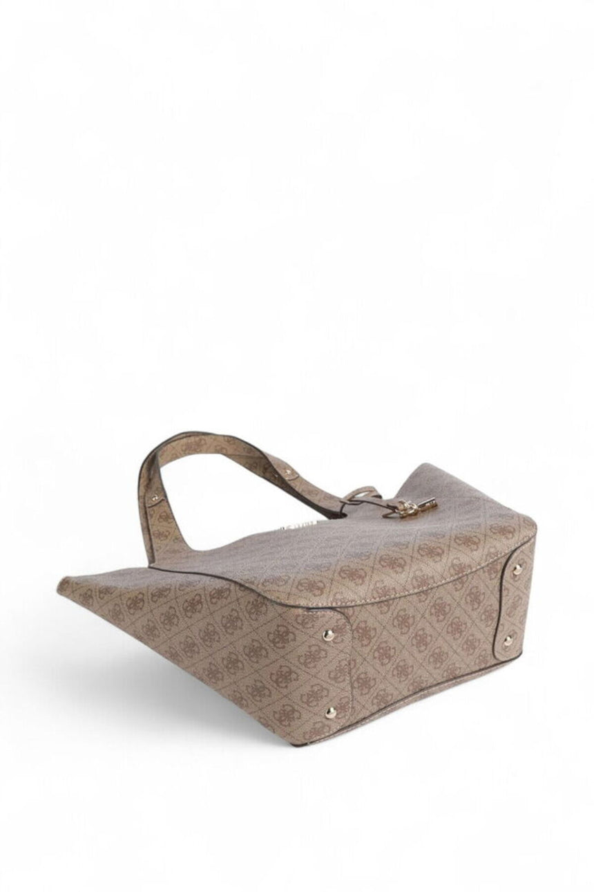 GUESS KADIN CALISTA 2 IN 1 TOTE HWSG7334220 - Açık Bej/ Kahverengi