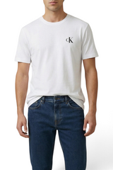 Sporline Calvin Klein beyaz renkli, %100 pamuklu, regular kesim erkek tişört