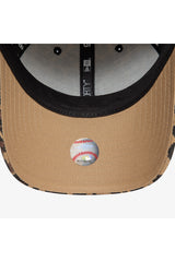NEW ERA 60595363 WMNS LEOPARD 9FORTY - Siyah