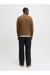 JACK&JONES PULLOVER 12268210 - Kahverengi/ Turuncu