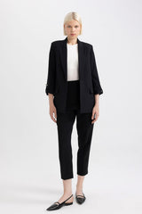 DeFacto Kadın Blazer Ceket C3215AX - Siyah