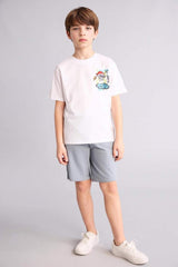 Defacto Çocuk Short B5925A8 - Gri