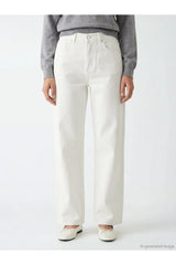 LCW KADIN S6MI62B8 PNT,WIDE-OYUNCAKRAIGHT-WHITE - Beyaz/ Kırık Beyaz