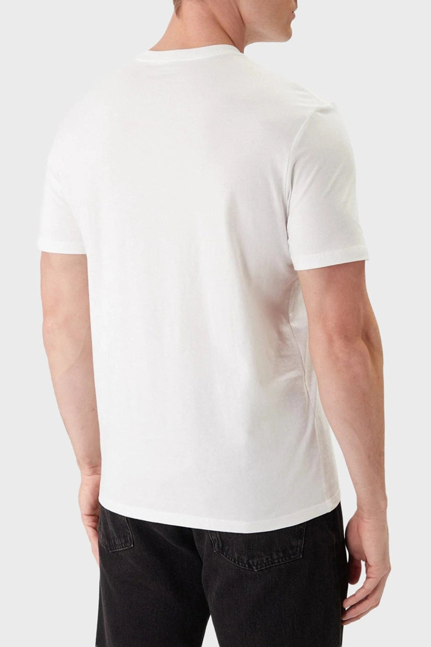 Calvin Klein Erkek SS 30S MICRO MONOLOGO GRAPHIC TE LV04RB866G - Beyaz