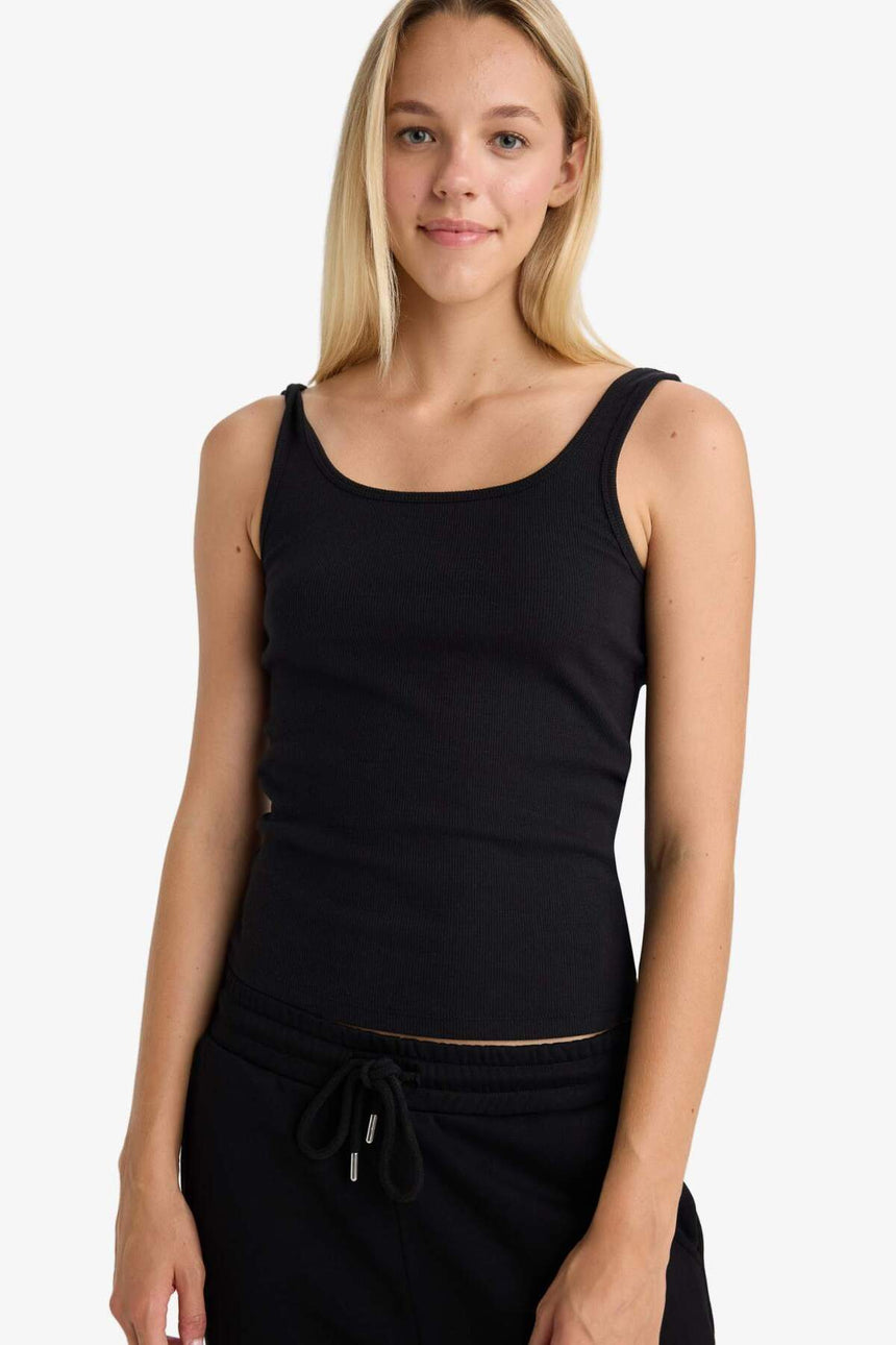 Defacto Kadın Knitted E5540AX - Siyah