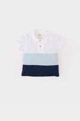 DeFacto B9247A5 Çocuk Polo Yaka T-Shirt - Beyaz