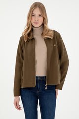 US POLO ASSN BAYAN SWEATSHİRT 1944466 - Koyu Yeşil