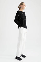 Defacto Kadın Pullover R0726Az - Siyah