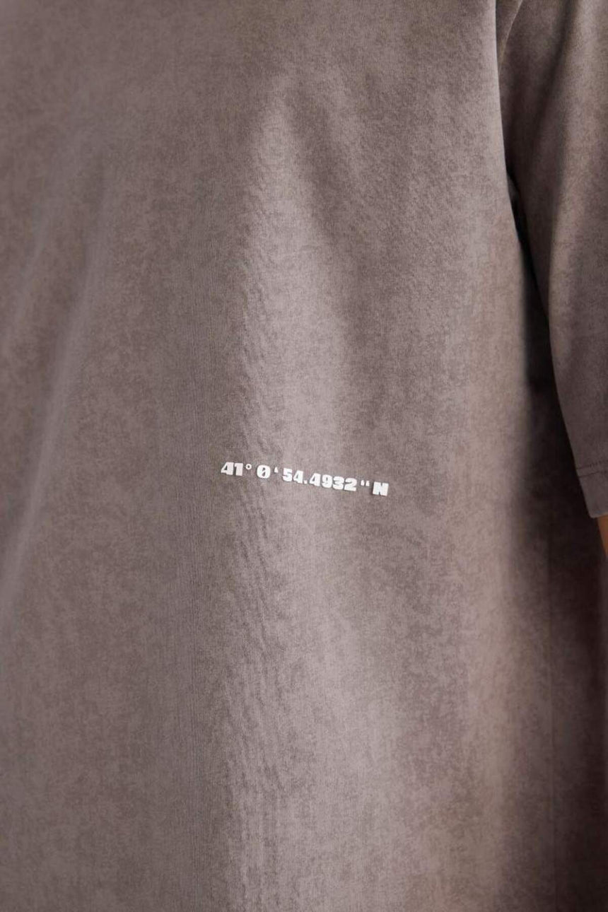 Defacto Erkek T-Shirt C2138Ax - Açık Kahverengi