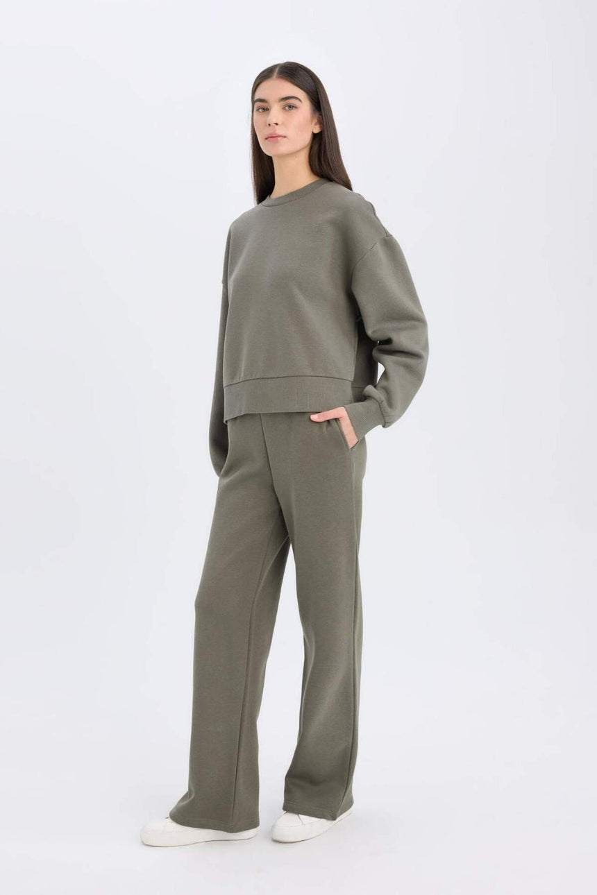 Defacto Kadın Trousers B8571Ax - Açık Haki Yeşili
