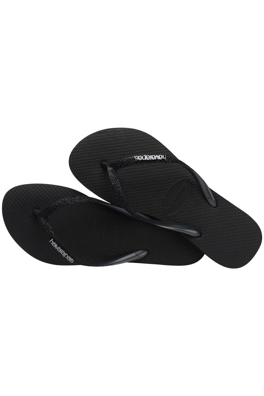 HAVAİANAS SLIM GLITTER 2 4146975 - Siyah