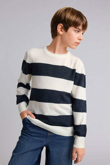 Defacto Çocuk Pullover C1710A8 - Ekru