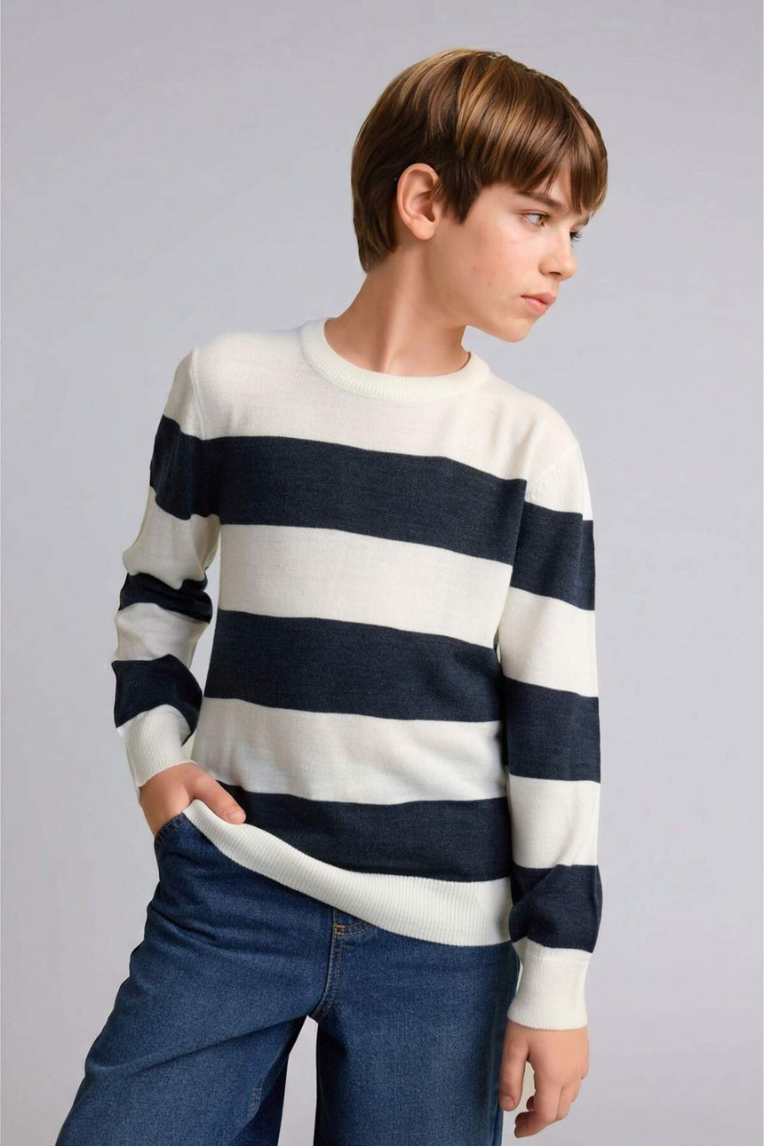 Defacto Çocuk Pullover C1710A8 - Ekru