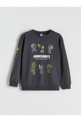 LC Waikiki Çocuk Sweatshirt W5NF04B4 - Antrasit