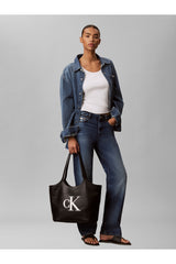 Calvin Klein Kadın BOLD CK SHOPPER LV04F3562G - Siyah