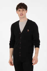 US POLO ASSN ERKEK TRİKO HIRKA 1920741 - Siyah