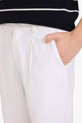 Defacto Erkek Trousers D4251AX - Beyaz