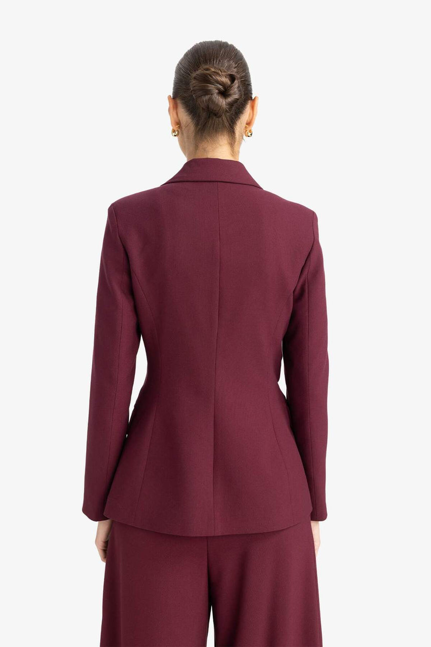 Defacto Kadın Blazer F7441Ax - Bordo