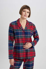 Defacto Kadın Woven Set V4015AZ - Kırmızı
