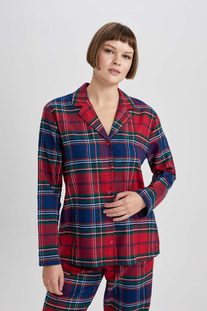 Defacto Kadın Woven Set V4015AZ - Kırmızı