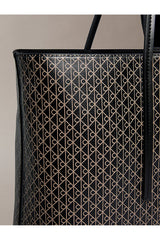 Calvin Klein Kadın EMBLEM AOP TOTE W/ POUCH LV04F3266G - Siyah